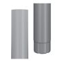 Lindab Aluminium Downpipe - 100mm x 3mtr Silver Metallic