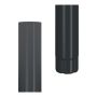 Lindab Aluminium Downpipe - 75mm x 3mtr Anthracite Grey