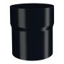 Lindab Aluminium Pipe Connector - 87mm Black