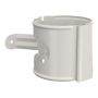 Lindab Aluminium Downpipe Bracket - 87mm White