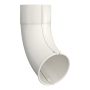 Lindab Aluminium Pipe Shoe - 87mm White