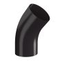 Lindab Steel Conical Downpipe Bend 45 - 87mm Coffee Brown