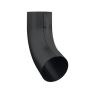 Lindab Steel Conical Downpipe Bend 70 - 100mm Matte Black