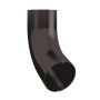 Lindab Steel Conical Downpipe Bend 70 - 87mm Black