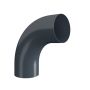 Lindab Steel Conical Pipe Bend 85 - 100mm Graphite