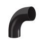 Lindab Steel Conical Downpipe Bend 85 - 87mm Coffee Brown