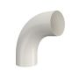 Lindab Steel Conical Downpipe Bend 85 - 87mm Antique White