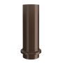 Lindab Steel Drain Shoe - 100mm Brown