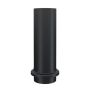 Lindab Steel Drain Shoe - 100mm Matte Black