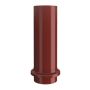 Lindab Steel Drain Shoe - 75mm Dark Red