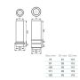 Lindab Steel Drain Shoe - 75mm Antique White
