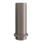 Lindab Steel Drain Shoe - 87mm Anthracite Metallic
