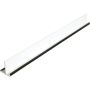 FloPlast Shiplap Cladding Starter Trim - 5mtr Black Ash Woodgrain