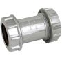 FloPlast Chrome Plated Waste Straight Coupling - 40mm