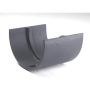 Cast Iron Deep Half Round Gutter Union - 125mm Primed