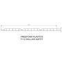 300mm Rosewood Hollow Soffit Board - 10mm x 5mtr