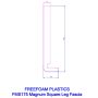 175mm Black Ash Woodgrain Fascia Board - 18mm x 5mtr