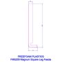 200mm Black Ash Woodgrain Fascia Board - 18mm x 5mtr