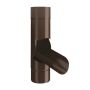 Lindab Steel Adjustable Diverter - 100mm Brown