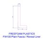 100mm White Fascia Capping Board - 10mm x 5mtr - Pack of 2