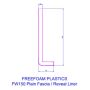 150mm Black Ash Woodgrain Fascia Capping Board - 10mm x 5mtr
