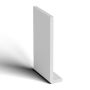 200mm White Fascia Capping Board - 10mm x 5mtr