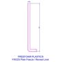 225mm White Fascia Capping Board - 10mm x 5mtr - Pack of 2