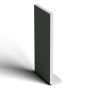 225mm Anthracite Grey Woodgrain Fascia Capping Board - 10mm x 5mtr