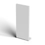 250mm White Fascia Capping Board - 10mm x 5mtr - Pack of 2
