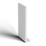 250mm White Fascia Capping Board - 10mm x 5mtr - Pack of 2