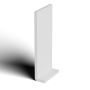 250mm White Fascia Capping Board - 10mm x 5mtr - Pack of 2