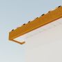 300mm Light Oak Woodgrain Fascia Capping Board - 10mm x 5mtr - Pack of 2