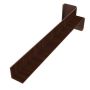 Rosewood Fascia Board Internal Corner - 300mm