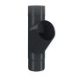 Lindab Steel Downpipe Branch 100mm - 100mm Anthracite Grey