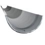 Cast Iron Half Round Gutter - 115mm x 1829mm Primed