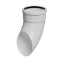 FloPlast 110mm Industrial/Xtraflo Downpipe Kit - Hopper - White