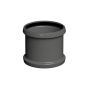 FloPlast 110mm Industrial/Xtraflo Downpipe Kit - Swan Neck w Access Pipe - Grey