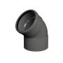 FloPlast 110mm Industrial/Xtraflo Downpipe Kit - Swan Neck - Grey