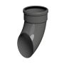 FloPlast 110mm Industrial/Xtraflo Downpipe Kit - Swan Neck - Grey