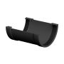 FloPlast 16mtr 170mm Industrial/Xtraflo Gutter Kit - Stopend Outlet - Black