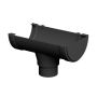 FloPlast 16mtr 170mm Industrial/Xtraflo Gutter Kit - Stopend Outlet - Black