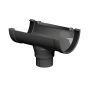 FloPlast 16mtr 170mm Industrial/Xtraflo Gutter Kit - Stopend Outlet - Grey