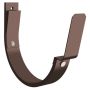 Lindab Steel Gutter 70mm Flex-Fit Fascia Bracket - 150mm Coffee Brown