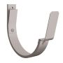 Lindab Steel Gutter 70mm Flex-Fit Fascia Bracket - 190mm Silver Metallic