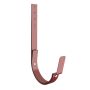 Lindab Steel Gutter 240mm Flex-Fit Fascia Bracket - 190mm Dark Red