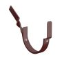 Lindab Steel Gutter Side Fix Rafter Bracket - 150mm Dark Red