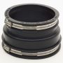 Drainage Flexible Coupling/ Adaptor Stepped 121-136mm to 100-115mm