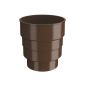 Lindab Steel Drain Connector - Brown