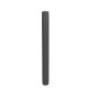 Lindab Steel Intermediate Downpipe - 100mm x 1m Graphite