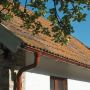 Lindab Steel Intermediate Downpipe - 75mm x 1mtr Tile Red